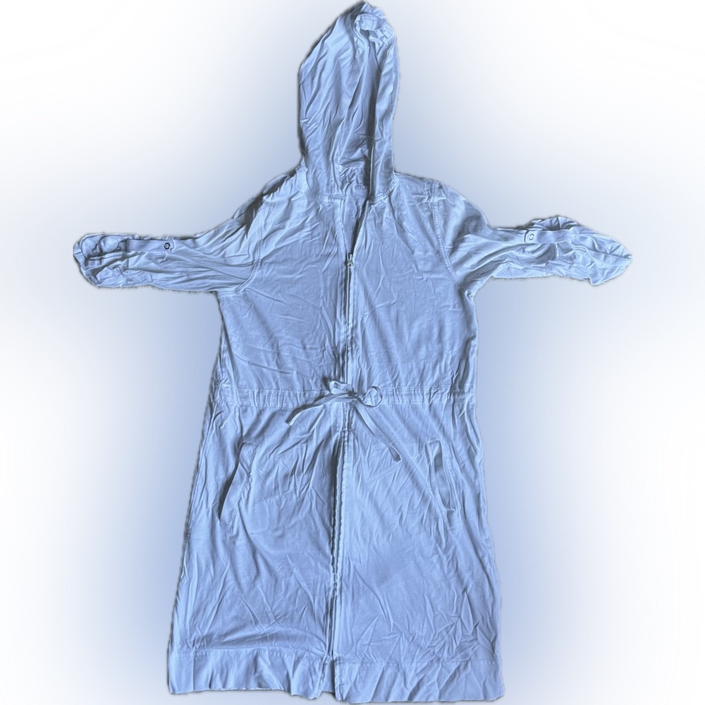 Land’s End white hooded coverup XS